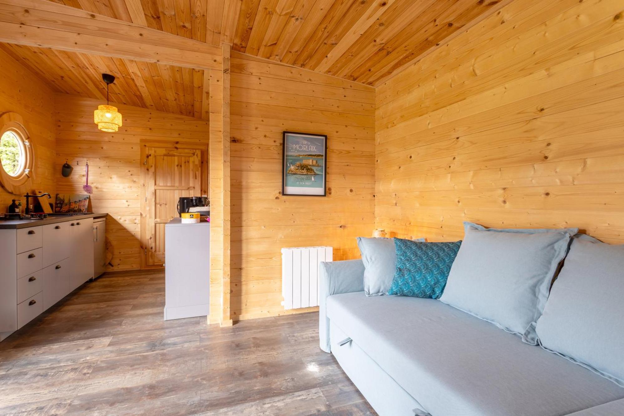 Chalet 4 Pers Landeleau 2Kms Canal Buitenkant foto